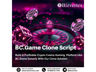 Enter the Crypto-Gaming Market with Our Feature-Rich WhiteLabel BC.Game Clone