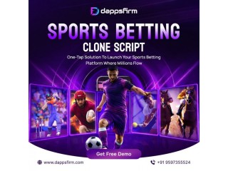 Sports Betting Clone Script Development Solution – Get Free Consultation