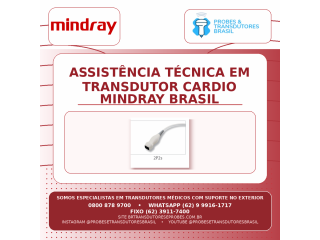 MANUTENÇÃO-TRANSDUTORES-MINDRAY-BRASIL